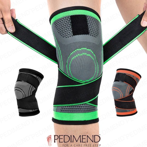 Knee compression sleeve for - knee,