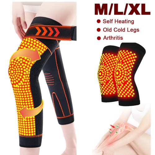 Self heating knee support leg - heating,